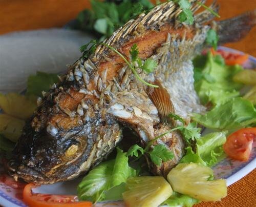 Crispy Tilapia Fish Recipe (Cá Rô Chiên Giòn)