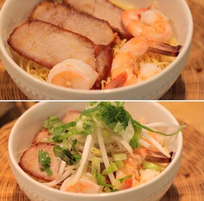 Egg Noodles with Char Siew Recipe (Mì Trứng Xá Xíu)