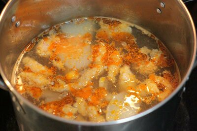 Rice Pasta Soup with Pork Stick Recipe (Súp Nui Gạo và Chả)