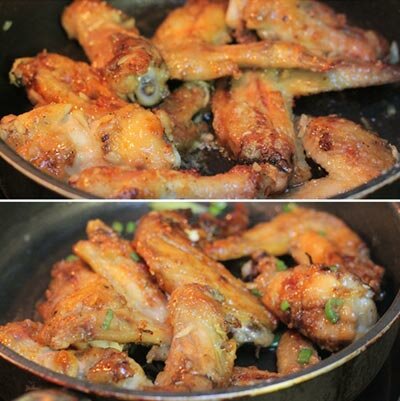 Grilled Chicken Wings with Butter and Garlic (Cánh Gà Rang Bơ Tỏi)