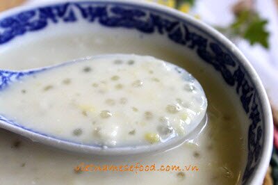 Mung Bean Sweet Soup with Small Tapioca Pearl Recipe (Chè Đậu Xanh Bột Báng)