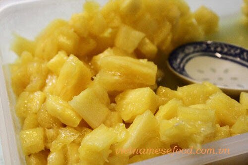 Pineapple Ice –cream Recipe (Kem Dứa)