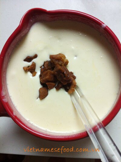 Vanilla with Apple Ice-cream Recipe (Kem Táo Vani)