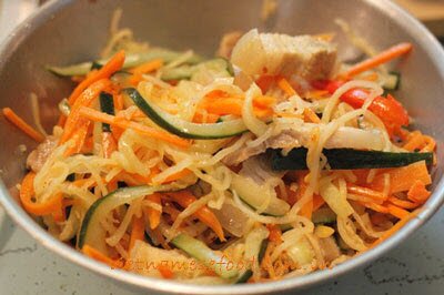 Mixture Salad with Pork Meat Recipe (Nộm Thịt Ba Chỉ)