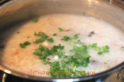Dried Squid Porridge Recipe (Cháo Mực Khô)