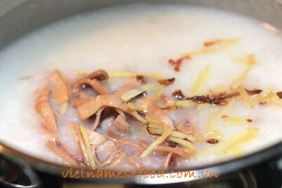 Dried Squid Porridge Recipe (Cháo Mực Khô)