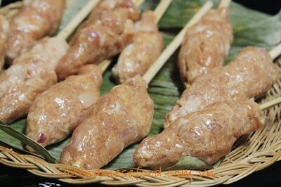 Nha Trang Grill Pork Sticks Recipe (Nem Nướng Nha Trang)