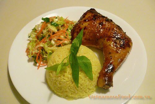 grilled-chicken-with-honey-and-rice-recipe-com-ga-nuong-mat-ong