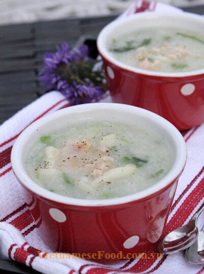mushroom-and-shrimp-porridge-recipe-chao-nam-voi-tom